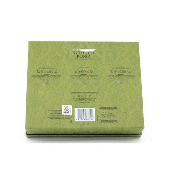 Authentic GUCCI BEAUTY Flora Perfume Empty Gift Storage Box 9”x 7.5”x 2.5” Green - Picture 3 of 4